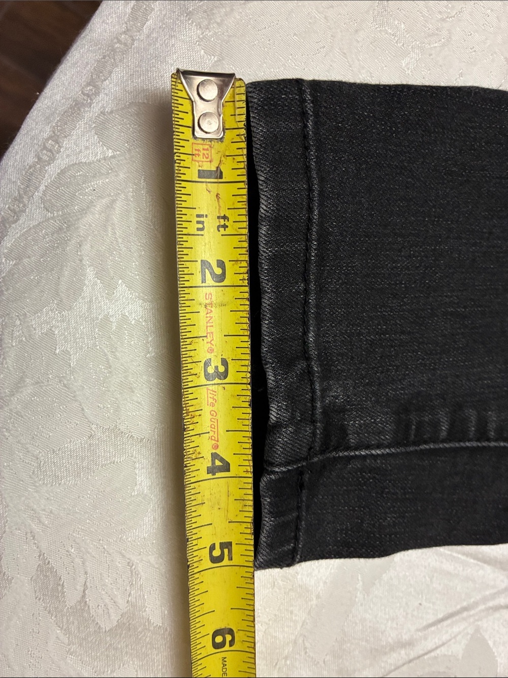 Maurices Black Jeans with Colorful Patched Hearts, Everflex High-Rise, Size 10 - Picture 14 of 14
